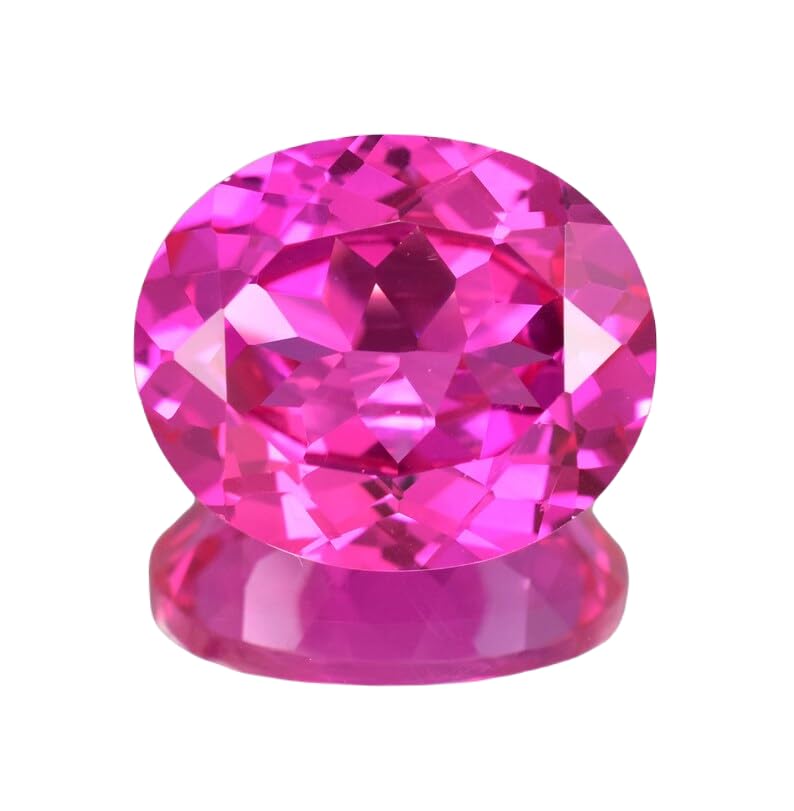 Saphir rose naturel 25x21mm pour remplacer une pierre ou réparer un collier ancien