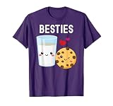 Besties Kawaii Milk and Cookie Best Friends Couples Matching T-Shirt