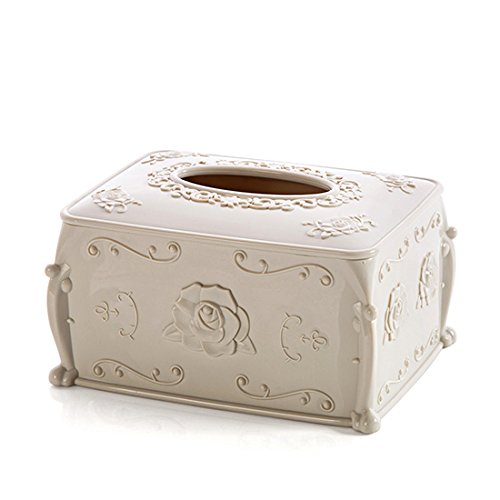 Tissue Box Cover Case Servilleta Organizador Contenedor Mesa,Caja de pañuelos Caja de pañuelos Caja de Almacenamiento Soportes de pañuelos Caja de pañuelos Creative