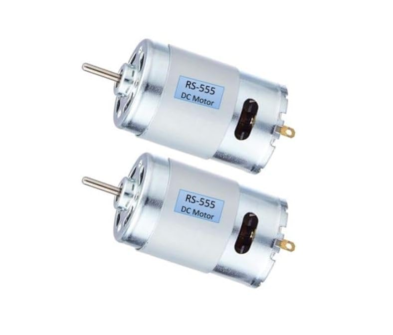 SP Electron 12V DC RS-555 Motor Multipurpose Brushed Motor for DIY applications PCB Drill (Pack of 2)