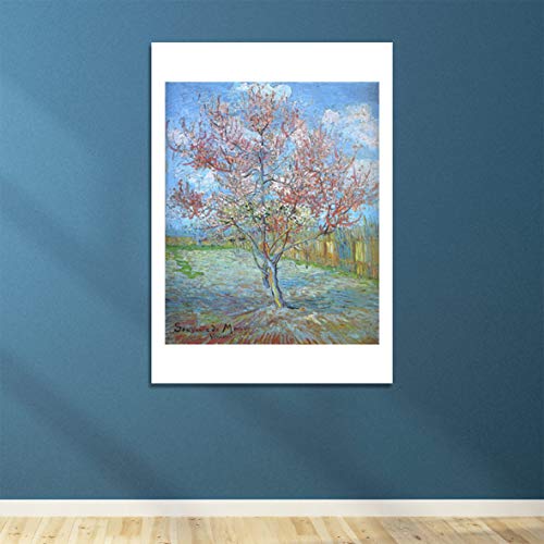 Giclée Pêcher en fleur Vincent Van Gogh 1888 grand format décoration murale - 4