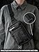 VIPERADE VAB3 2-Pack Tactical Molle D-Ring, Molle Belt Clip Key Buckle, Tactical Nylon Webbing Buckle for Molle Bags, Webbing Attachment Strap, Backpack Accessories (Black)