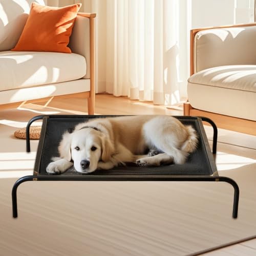 Lit surélevé pour chiots et chats - Maille lavable de terrasse