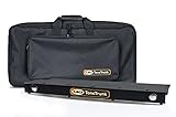 T-Rex 70 ToneTrunk tabla de cortar, con el bolsillo de la caja de efectos Focos, Negro