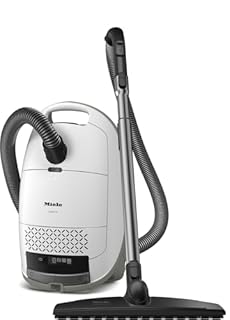 Miele Guard M1 Parquet XL Bagged Canister Vacuum Cleaner with AirClean Plus Filter, AllTeQ Universal Floorhead, Parquet Twister XL Floorbrush and LED Icons, Brilliant White – 41VTE037CDN