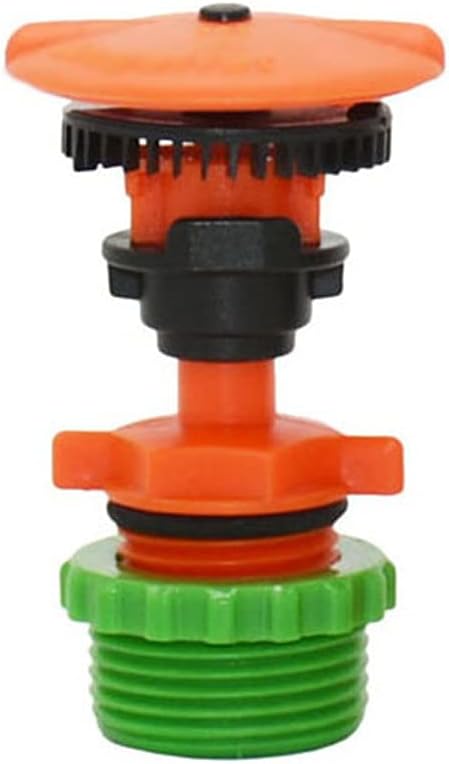 1/2 3/4" Male Thread Garden Watering Sprinkler Lawn Rotating Farm Sprinkler Nozzles 360 Degree Irrigation Garden Watering 2pcs(D)