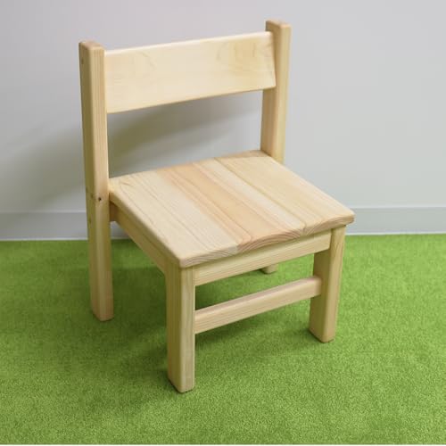 [国産・無垢の木]ヒノキのいす_5歳児向け N-mp-A05A