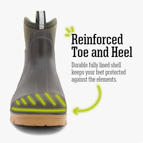 Image of Western Chief Unisex 365 Neoprene Cold Weather Boots for Men and Women | Waterproof rubber with insulated lining, anti-slip outsole, comfort insole, ankle, mid and tall snow boot for outdoor wear
