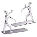 Produktbild 1 Paar / 2 Stück Buchstützen, Qualität Metall Kung Fu Bookends Buchständer Buchhalterung Schwerlast strapazierfähig rutschfest für Zuhause, Büro, Schule, Bibliothek