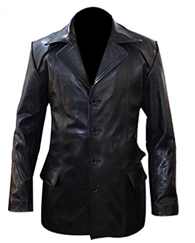 Mens Sylvester Stallone Rocky 2 Classic Fighter Cosplay Costume Real Lambskin Leather Blazer Jacket