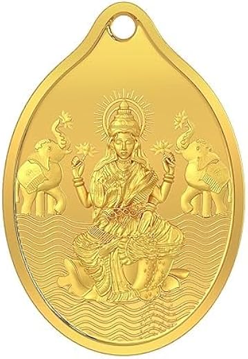 Malabar Gold & Diamonds 24K (999) Gold Coin Pendant 2 grams |Gold Coin cum Pendant for Birthday, Wedding, Akshaya Tritiya...