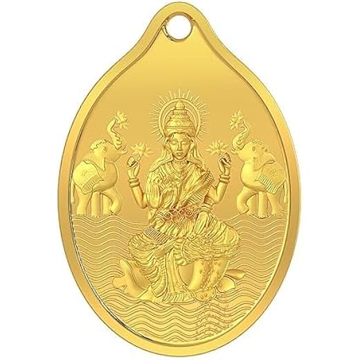Malabar Gold 24K Gold Coin Pendant 1 gram