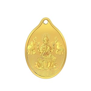 Malabar Gold & Diamonds 24k (999) 2gram Laxmi Coin Cum Pendant