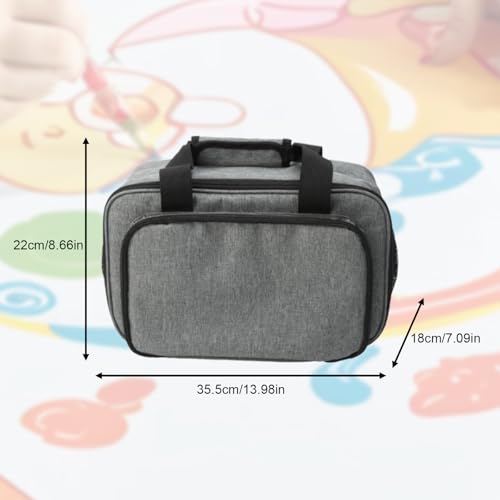 Wallfire Bolsa organizadora de tinta acrílica, comporta até 54 frascos (59 g), estojo de armazenamen