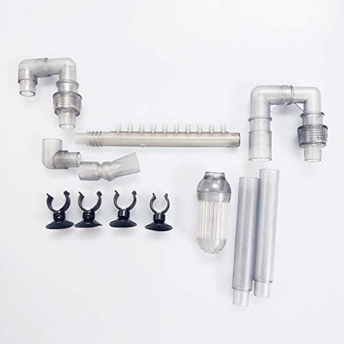 BASE WAVE Aquarium External Filter Accessories Inflow Outflow Kit for Canister Filter 1/2'' ID Hose