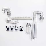 BASE WAVE Aquarium External Filter Accessories Inflow Outflow Kit for Canister Filter 1/2'' ID Hose