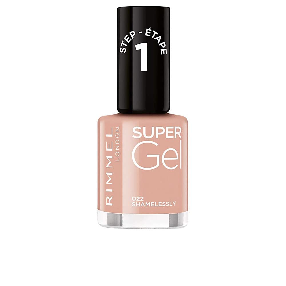Rimmel Super Gel gel nail polish without UV/LED sealing shade 022 Shamelessly 12 ml
