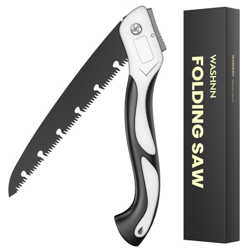 Seghetto Potatura 24cm Segaccio Pieghevole per Tagliare Rami, Alberi, Plastica e PVC,Segaccio da Potatura per Giardinaggio e Campeggio Blocco di Sicurezza Manico Antiscivolo
