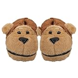 A2Z Girls Boys Womens Mens 3D Monkey Animal Slippers Cute Face Design - Slipper Monkey 9/10 UK - Image 5
