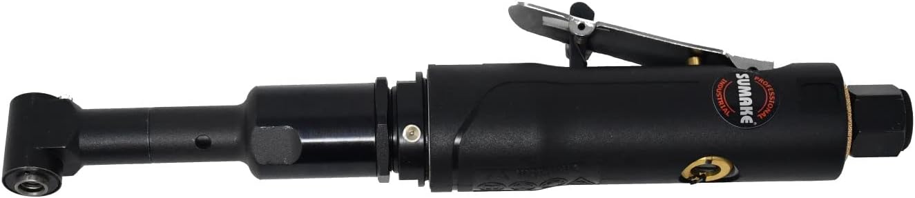 Industrial Aerospace Aircraft Mini 90 Degree Angle Air Drill Head, W/Comfort Grip, (Sumake ST-AD705B32)