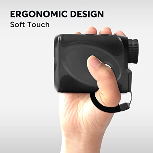 Rangefinder, Hunting Laser Range Finder 800 Yards High-Precision Flag Lock With Vibration Hunter Scope For Golfing Hunting, Free Battery #TOP1