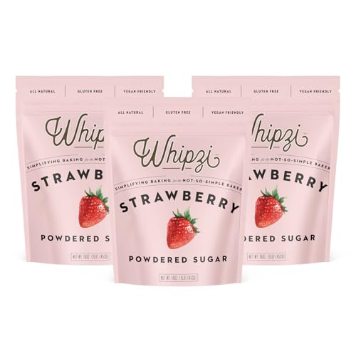 Whipzi Strawberry Powdered Sugar 3 Pack