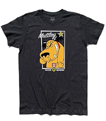 3stylershop Camiseta para hombre Muttley - Vulture Squadron, Negro , XXL | Ya disponible en tu tienda friki favorita! En mundofriki.es!