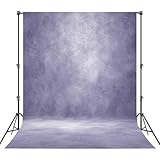 Haboke Abstract Professional Photography Backdrop for Portrait Photo Props Booth Background Photoshoot Studio with Polyester Fabric Roller Pocket on Top(8x12ft,Light Purple,No Stand)