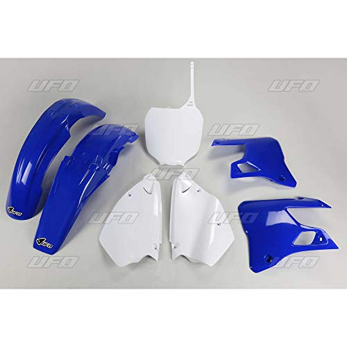 Kit plastique UFO couleur origine bleu et blanc pour moto Yamaha YZ125 et YZ250