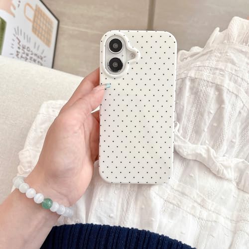 Reoomukk Navy Blue Polka Dot Phone Case for iPhone 16 by Reoomukk - Used condition - Image 6