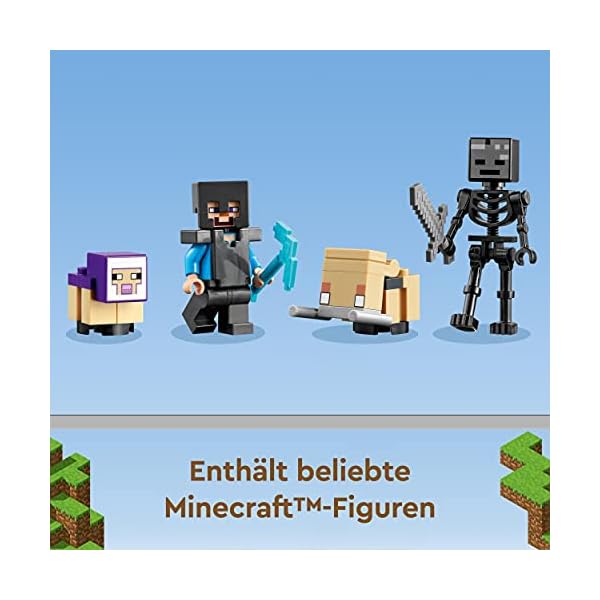 LEGO 21172 Minecraft Das zerstörte Portal Minecraft Spielzeug Set für Jungen und Mädchen ab 8 Jahre mit Figuren aus dem… – Bild 4