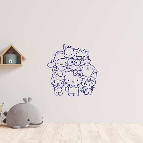 Vinilo decorativo Sanrio Friends 22x21 pulgadas miniatura 3