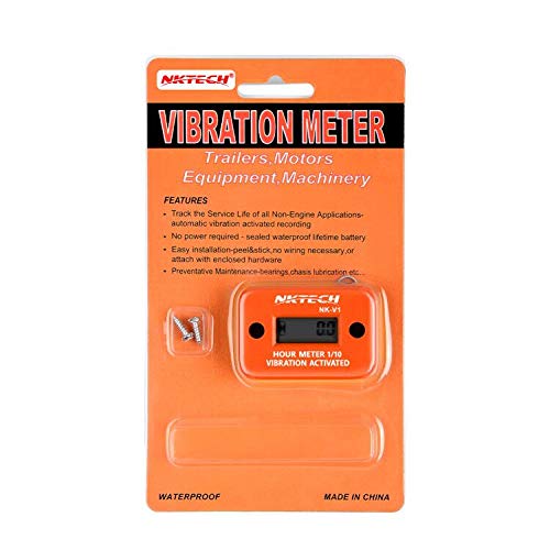 NKTECH NKV1 Vibration Hour Meter Wireless Waterproof Hour Meter for