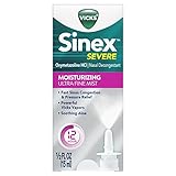 Vicks Sinex SEVERE, Nasal Spray, Moisturizing Ultra Fine Mist with Soothing Aloe, Sinus Decongestant for Fast Relief of Cold & Allergy Congestion, Sinus Pressure Relief, 0.5 FL OZ (15 ml)