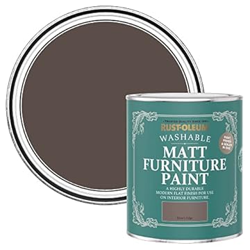 Rust-Oleum Brown Furniture Paint in Matt Finish - River's Edge 750ml