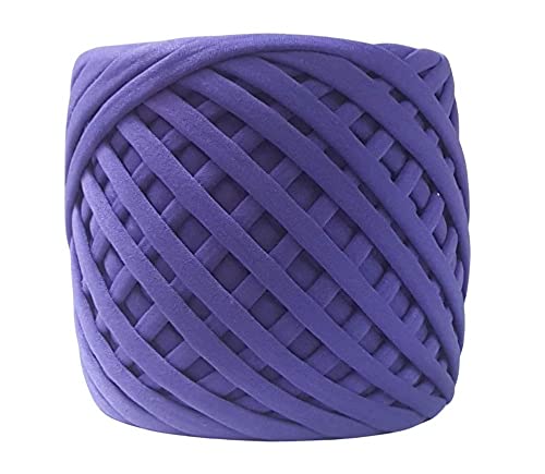 Fio de Malha Dalia Premium 500g – Espessura 33mm, Anti-Pilling, para Crochê, Tricô e Bolsas Artesanais (3003-Roxo)
