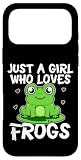 Just A Girl Who Loves Frogs Funny Frog Costume Case for iPhone 17 Pro Max