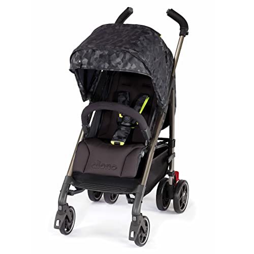 Diono Flexa Luxe Umbrella Stroller from Infant to Toddler with Slim Freestanding Fold, Car Seat Compatible, Adaptors Included, XL Storage Basket,...
