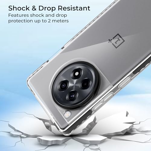 Image of A rtistque Ultra Stylish Back Cover Case for OnePlus 12R 5G | Premium Shockproof TPU | Protective Design | OnePlus 12R 5G Cover - Black