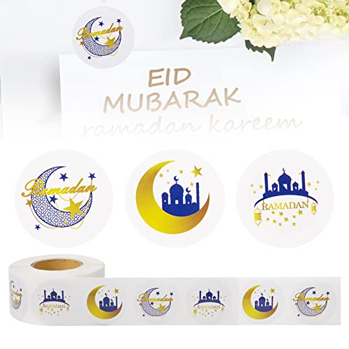 600Pcs Ramadan Stickers- Eid Mubarak Label Stickers For Muslim Party Supplies- Ramadan Kareem Stickers Ramadan Mubarak Stickers For Eid Party Decorations Ramadan Party Supplies (3 Styles) #TOP18