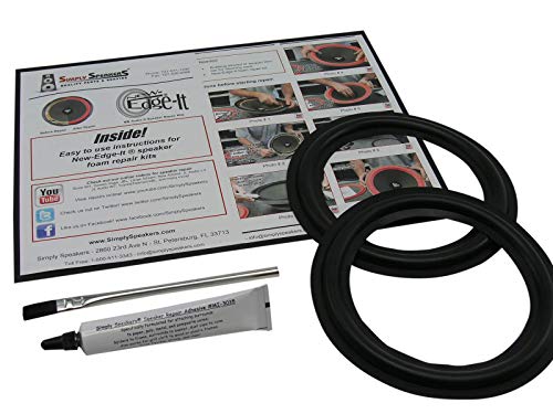 Rubber Edge 6.5 Inch Speaker Repair Kit RSK-6.5 (Pair)