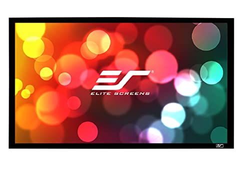 Image of Elite Screens Sable Frame, 85-inch 2.35:1, Sound Transparent Fixed Frame Projection Projector Screen, ER85WH1W-A1080P2