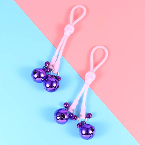 2 peças de anéis de mamilo que brilham no escuro sem piercing para mamilo, grampos de mamilo, brinqu