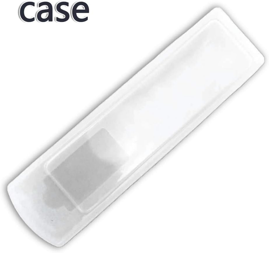 Clear protective case for the remote control.
