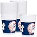 Amscan Sports & Tailgating MLB Party New York Yankees Plastic Cups (25 Pack), Multi Color, 12.5 x 3.7"