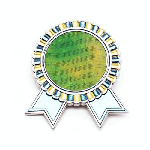 Broche verte Multiple Music 5-le Staff en métal, le cadeau idéal pour musicien