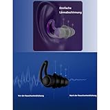 Chlffua Ear Plugs for Sleep-2Pair, Noise Cancelling Reusable Soft Silicone Earplugs for Sleeping, Snoring Partner, Travel, Deep Focus, Side Sleepers, Work & Studying Swimming,Comfortable to Use,Black - Image 4