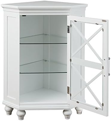 Teamson Home Blue Ridge Corner Floor Cabinet