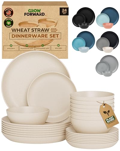 Grow Forward Wheat Straw Dinnerware Set