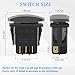 Forward Reverse FWD REV Switch 48V for Since 1996 Electric Golf Cart Club Car DS/Onward/Tempo/Precedent, Replacement Part 101856001, 101856002 (Screw Set Without Base)